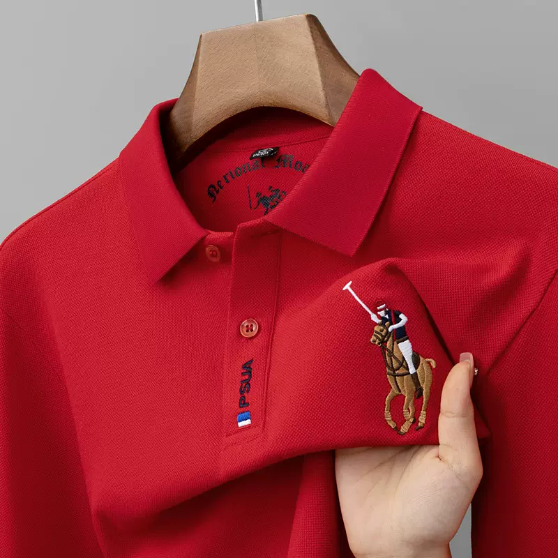 TUCANO/啄木鸟男装秋季新款现货刺绣长袖日常休闲时尚男士polo衫