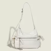 Brand shoulder bag with bow, universal one-shoulder bag