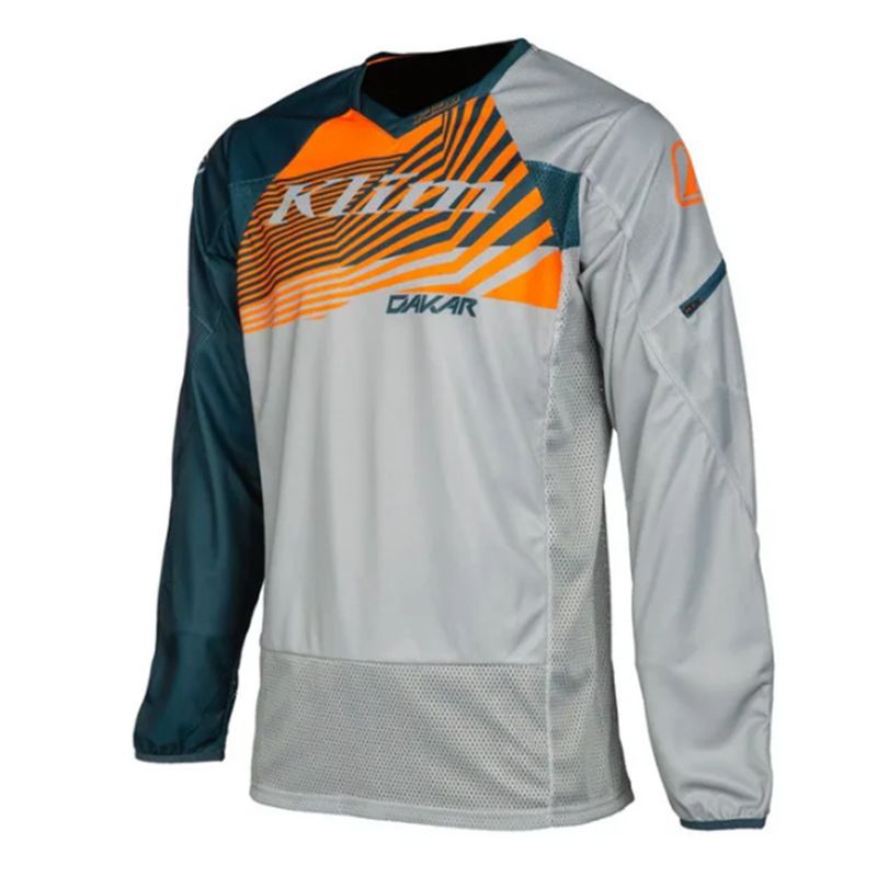 Klim's New Off-Road Motorcycle Cycling Clothing Quick-Drying T-Shirt Mountain Long-Sleeved Downhill Clothing Loose Sun Protection Breathable Clothing