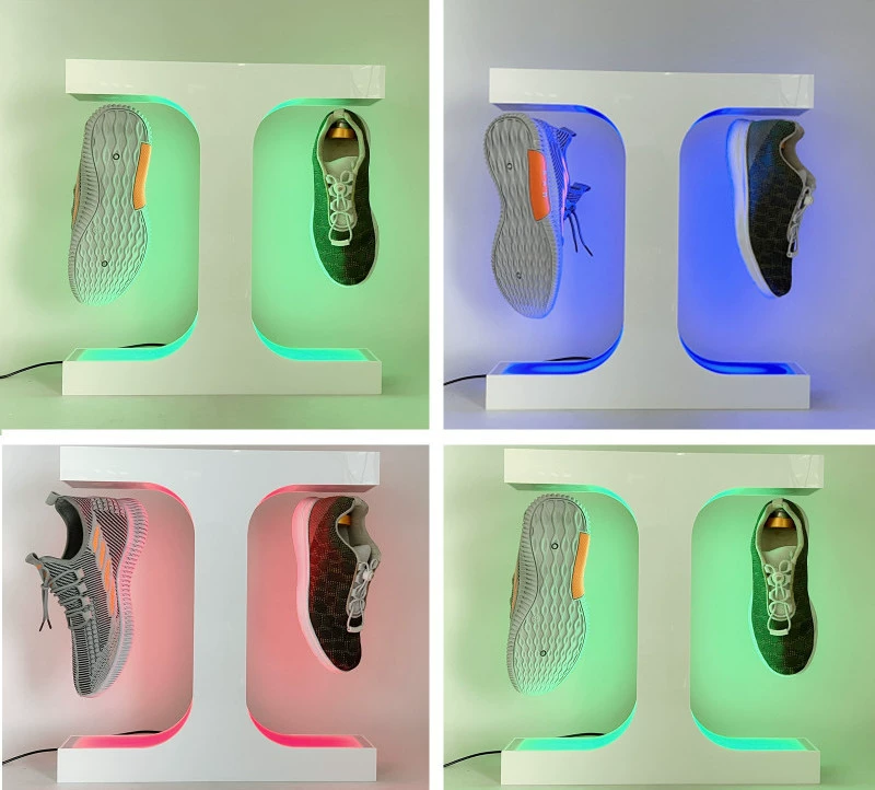 Magnetic levitation, stand, acrylic rotating shoes