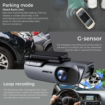 Front and Rear Camera – Driving recorder