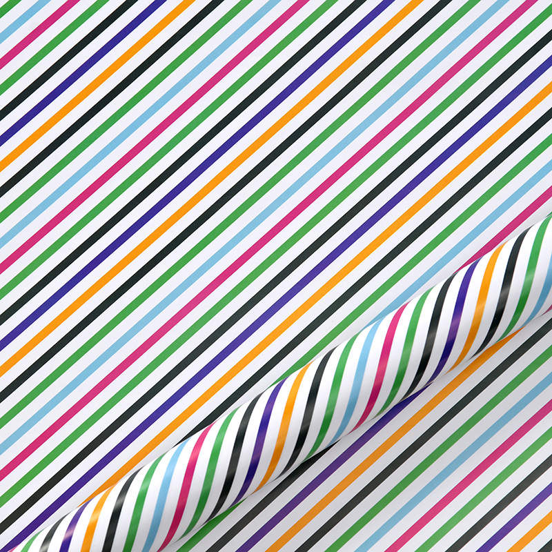 Amazon nueva colorida serie geométrica Día de San Valentín papel de regalo de cumpleaños papel de regalo de vacaciones papel de regalo al por mayor