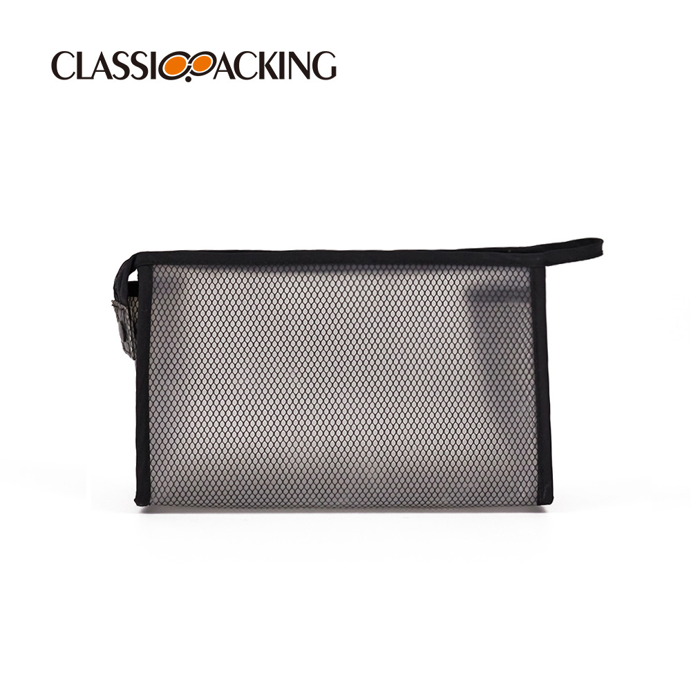 Bolsa de almacenamiento de maquillaje de gran capacidad para hombres y mujeres con logotipo impreso Bolsa de cosméticos estilo simple ins bolsa de viaje