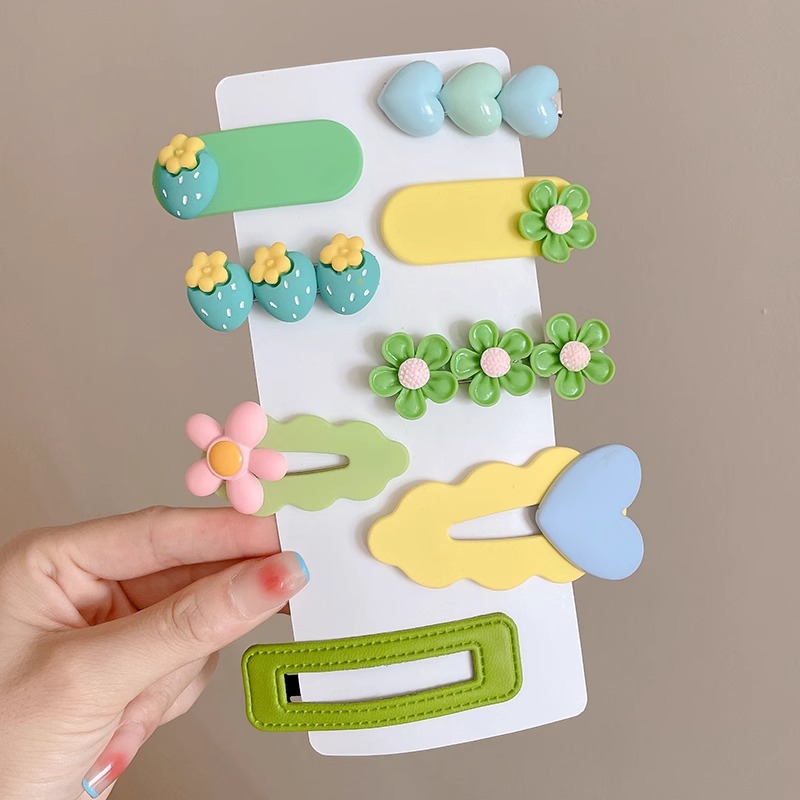 2025 nuevo clip de cabello para niños lindos clip de boca de pato frente clip de frangeo lateral clip de cabello rotos clip de cabello para niñas toque