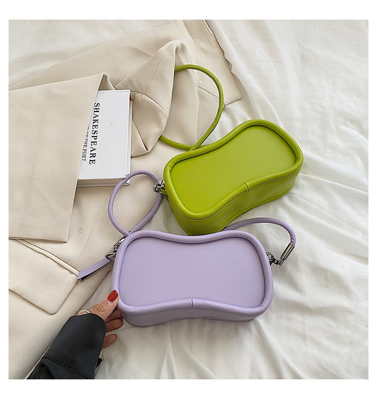 Nouveau Mode Petite Capacité Solide Couleur Aisselles Une Épaule Sac display picture 23