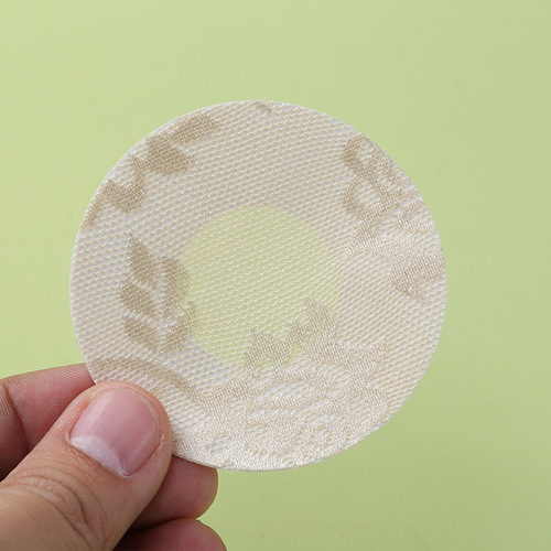 Disposable lace breast patch, wedding gauze breast patch, black skin breathable breast patch, invisible anti-exposure patch, lace cloth breast patch