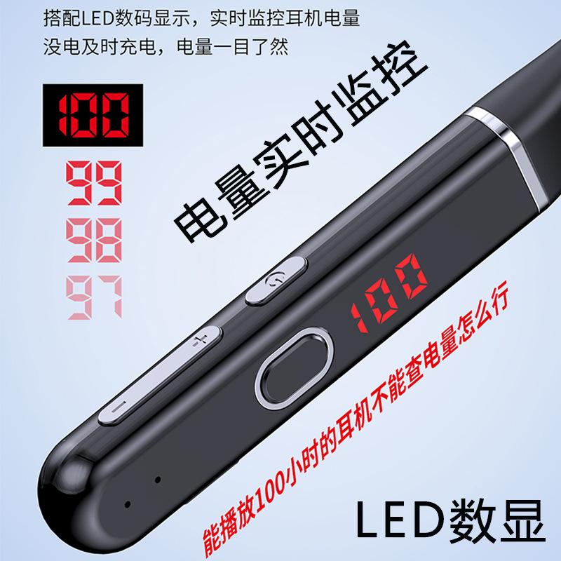 Popular S650 auriculares Bluetooth montado en el cuello de alta potencia ultra-larga resistencia Tarjeta de inserción corriendo deportes auriculares Bluetooth