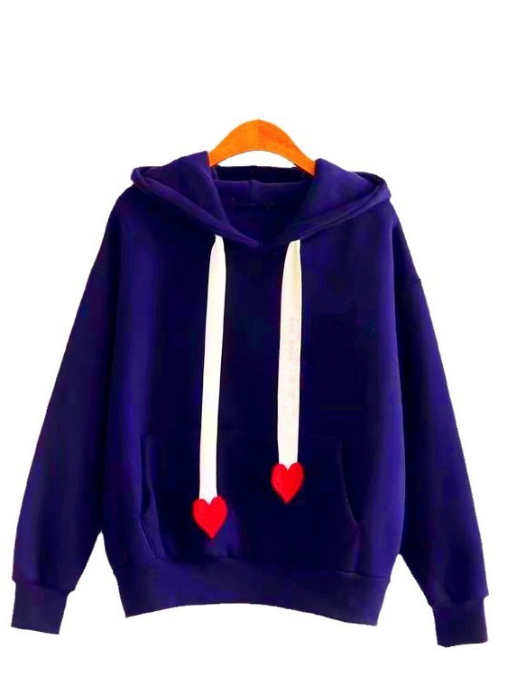 Cross-border foreign trade women's clothing Amazon new 2024 autumn and winter thickened pullover hooded fleece-lined slimming loose sweater