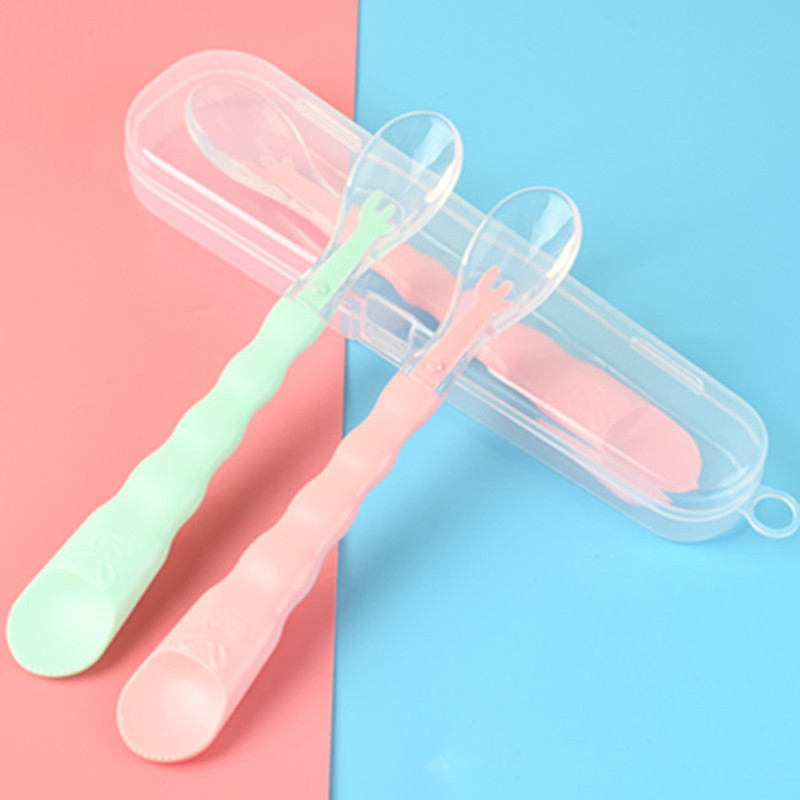 Children's silicone spoon