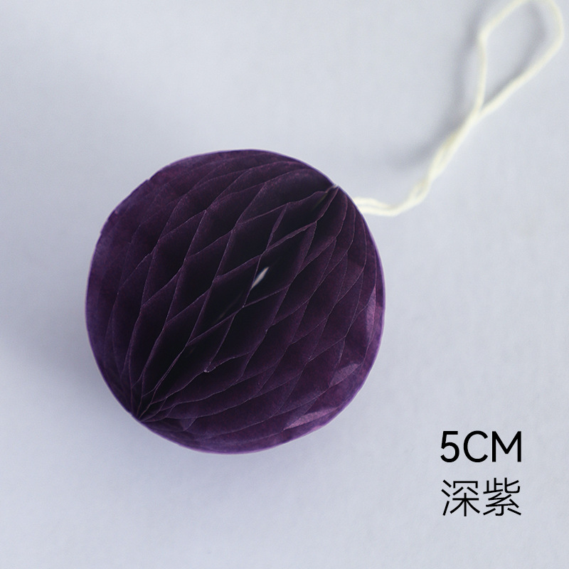 Linterna de panal de Año Nuevo decoración de barril pequeña linterna de color papel de panal dibujo de flores de fondo pared decoración