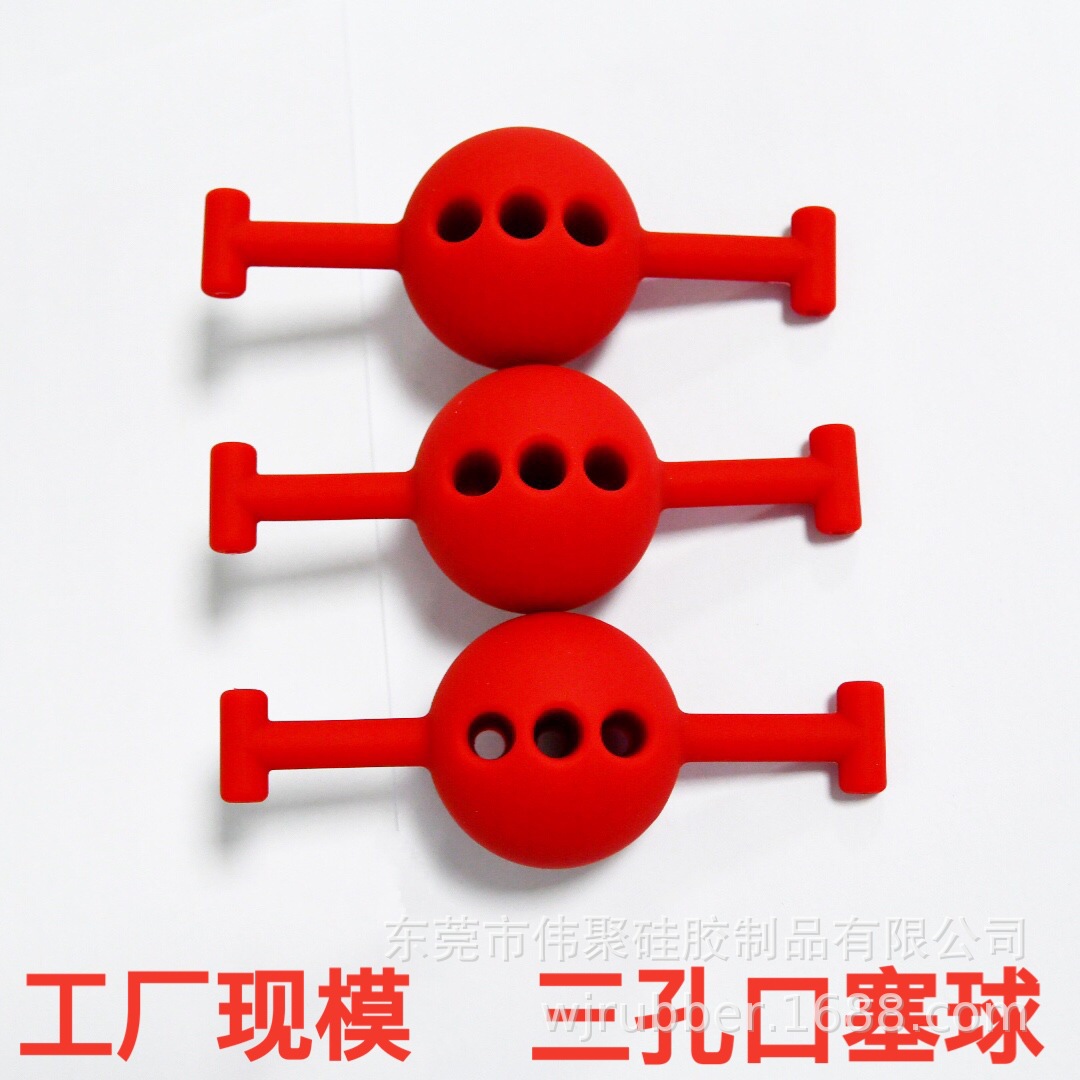 factory Three Gag adult interest Saliva Food grade silica gel Mouth ball sex aids adult Toys