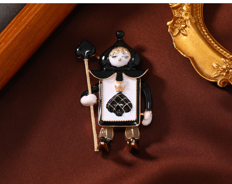 Cute Retro Cartoon Character Alloy Enamel Unisex Brooches display picture 4