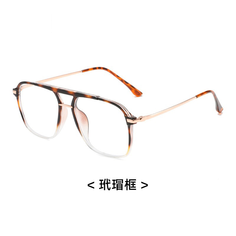 Gran cara de doble haz de gafas de miopía de leopardo para hombres pueden equiparse con un marco de gafas ultraligero TR90 para mujeres. image 13