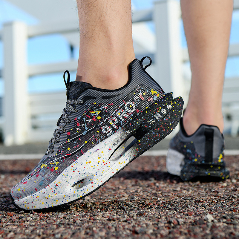 Red Rabbit Pro Carbon Plate Running Zapatos de entrenamiento ligero transpirable para estudiantes de género masculino Zapatos de entrenamiento profesionales de amortiguación