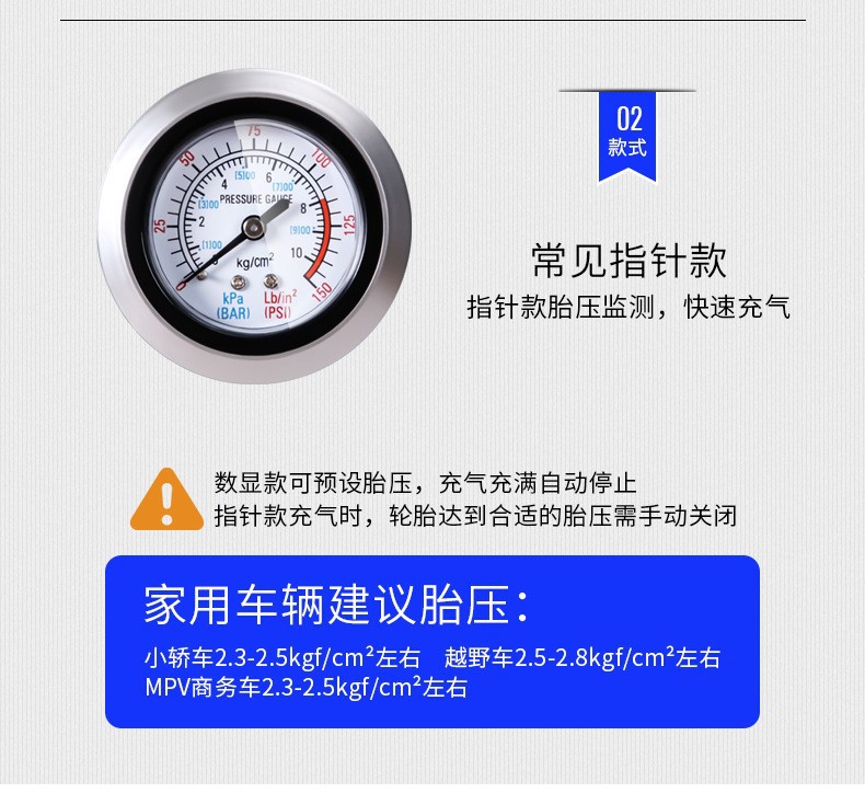 Car-Mounted Air Pump 12V Electric Tire Inflator for Cars