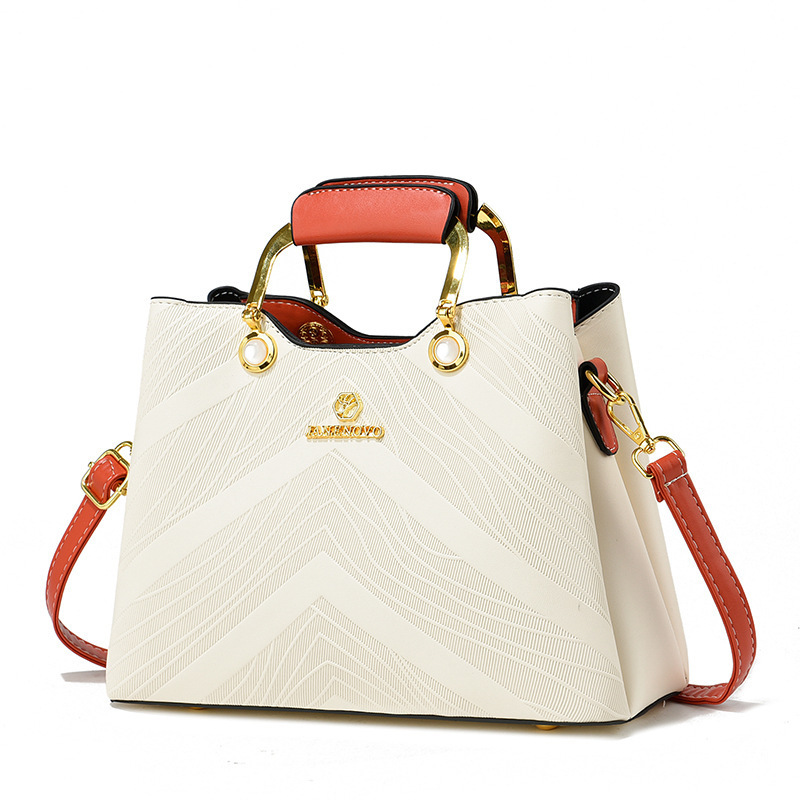 Bolso de mujer transfronterizo 2025 nueva moda simple día de San Valentín caja de regalo de madres de mediana edad bolso de hombro bolso de mano