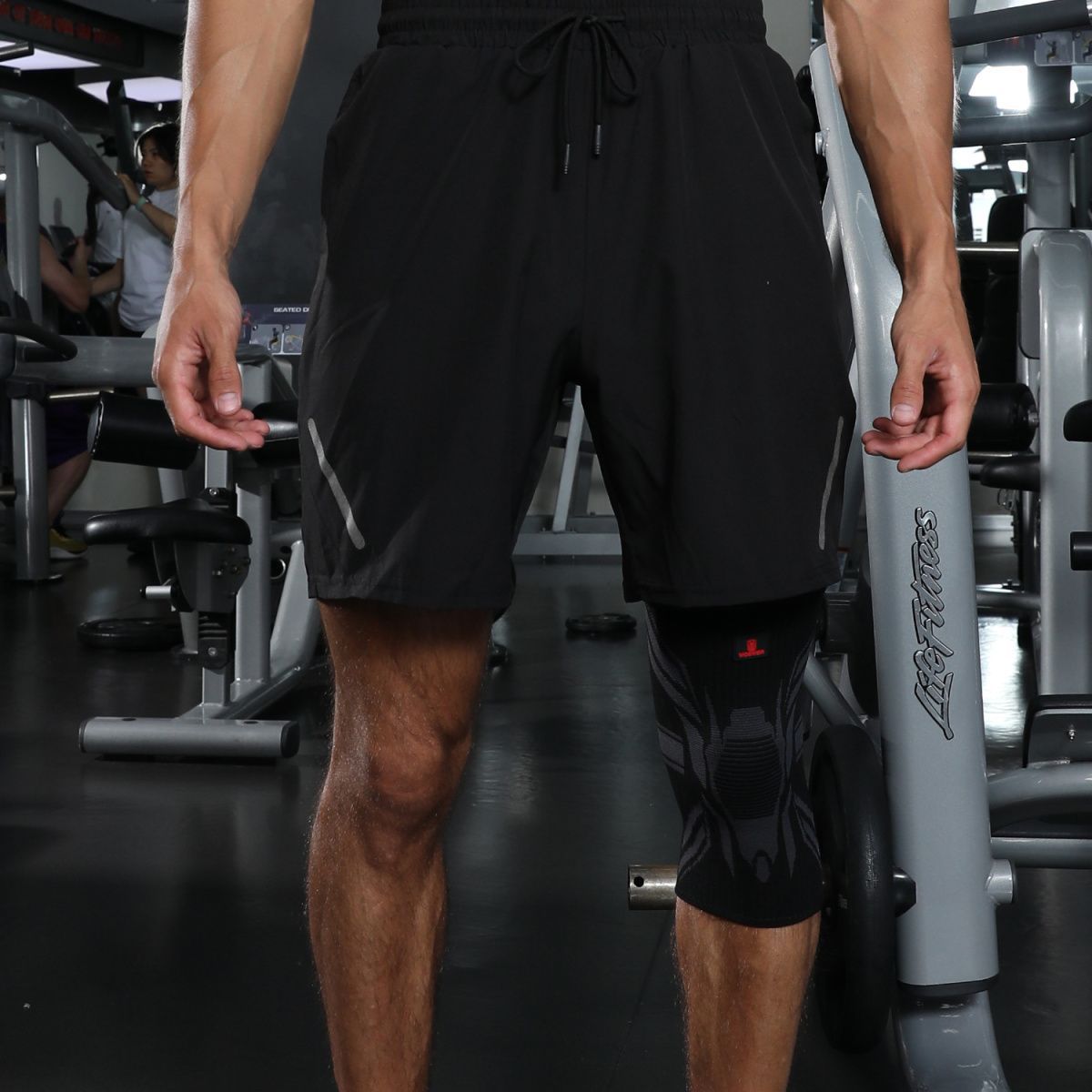 Rodilla deportiva profesional equipo de baloncesto meniscal para hombres y mujeres correr rodilla cubierta antideslizante fitness levantamiento de pesas