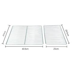 Sheet-style barbecue grill stainless steel rectangular grid grill rack tool outdoor barbecue accessories grill accessories