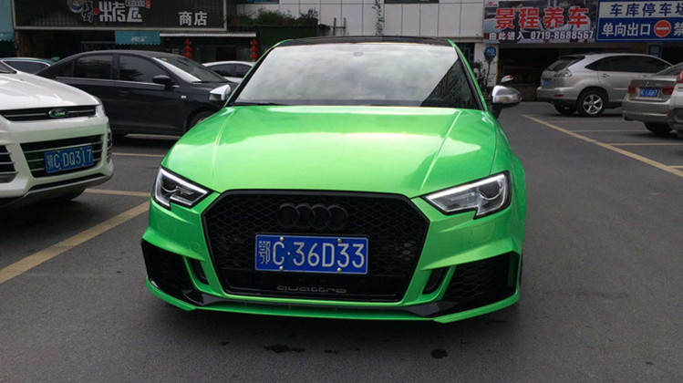 17-23 Audi A3 Modified S3/Rs3 Front Bumper Large Surround S3 Modified Rs3 Front Bumper Large Surround Rear Lip Wholesale