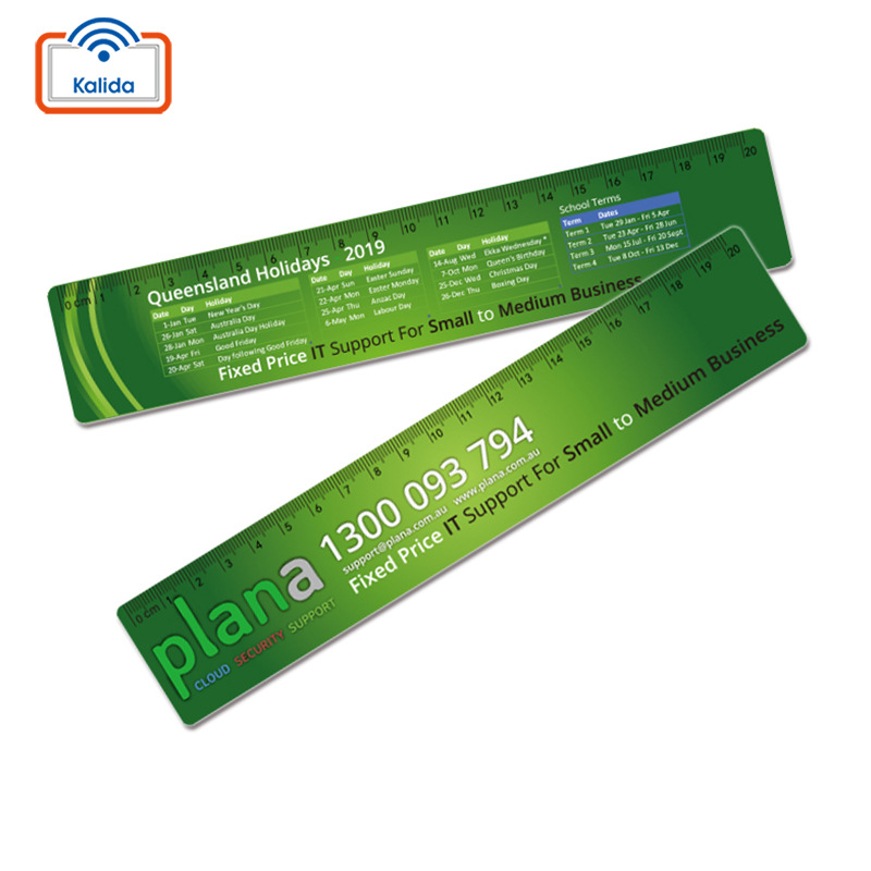 厂家定制pvc尺子 塑料学生广告直尺印刷制作