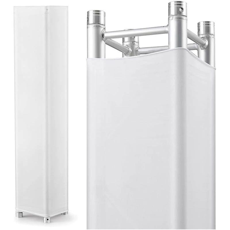 Трансграничный белый ферменный чехол для 5 футов x 12 дюймов Truss Scrim эластичная ткань