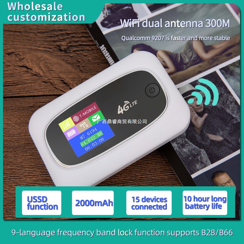 4G Dongle版LTE插sim卡300M无线随身WiFi路由器Router Modem