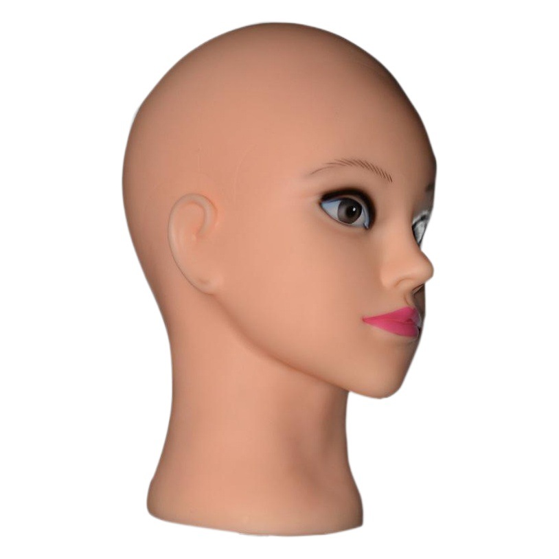 Soporte peluca muñeca modelo de cabeza soporte pequeño enseñanza soporte de cabeza peluca cabeza táctil modelo de soporte pequeño