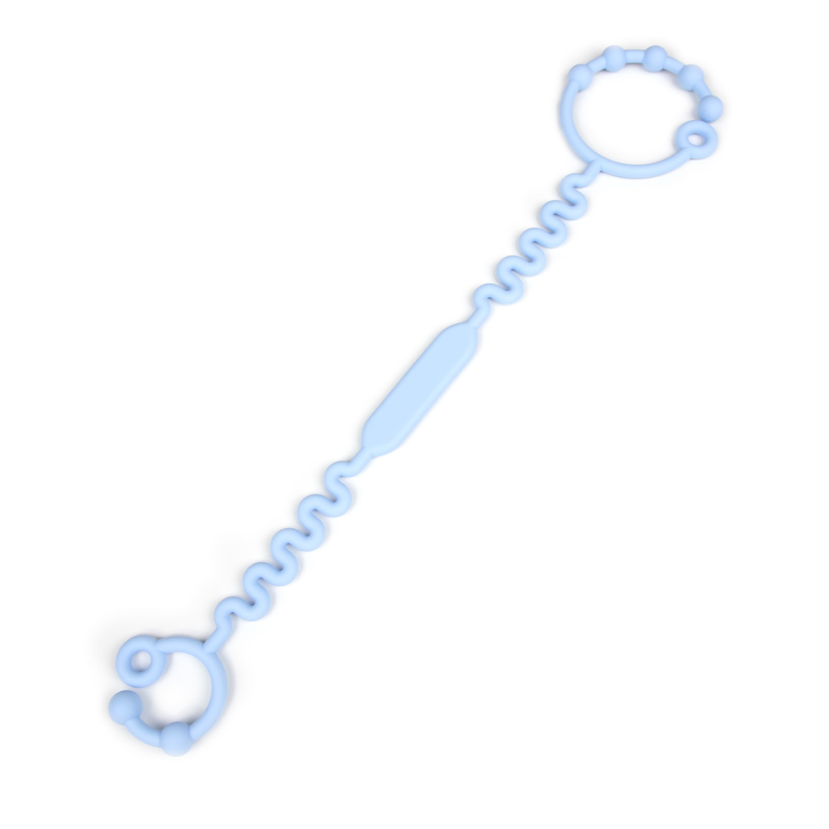 Botella de alimentación de silicona al por mayor transfronteriza cadena anti-perdida de silicona multifuncional cuerda anti-caída botella de alimentación taza de agua clip de pezón cuerda fija