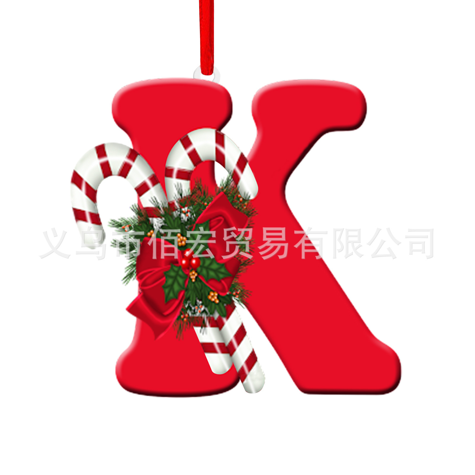 Nuevo alfabeto inglés creativo transfronterizo acrílico plano árbol de Navidad decorativo regalo de decoración de fiesta image 16