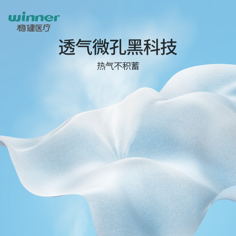 Winner穏健使い捨て看護マスク日用型三層独立包装立体マスク30本/ケース|undefined