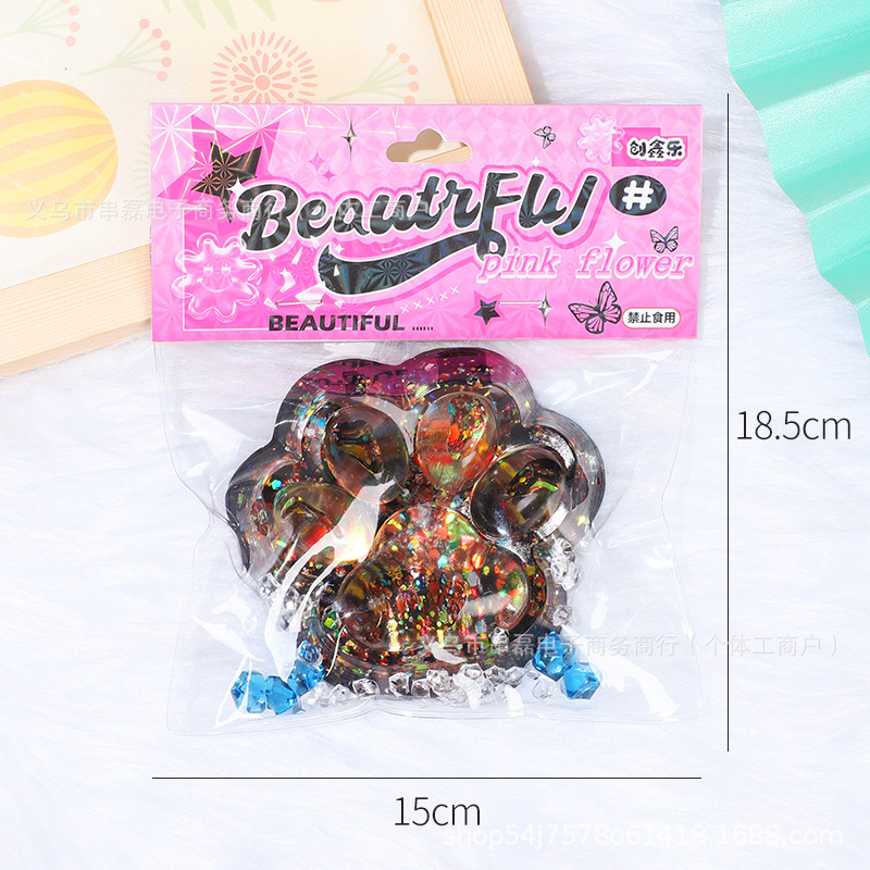 큰 별이 빛나는 하늘 고양이 발톱 6