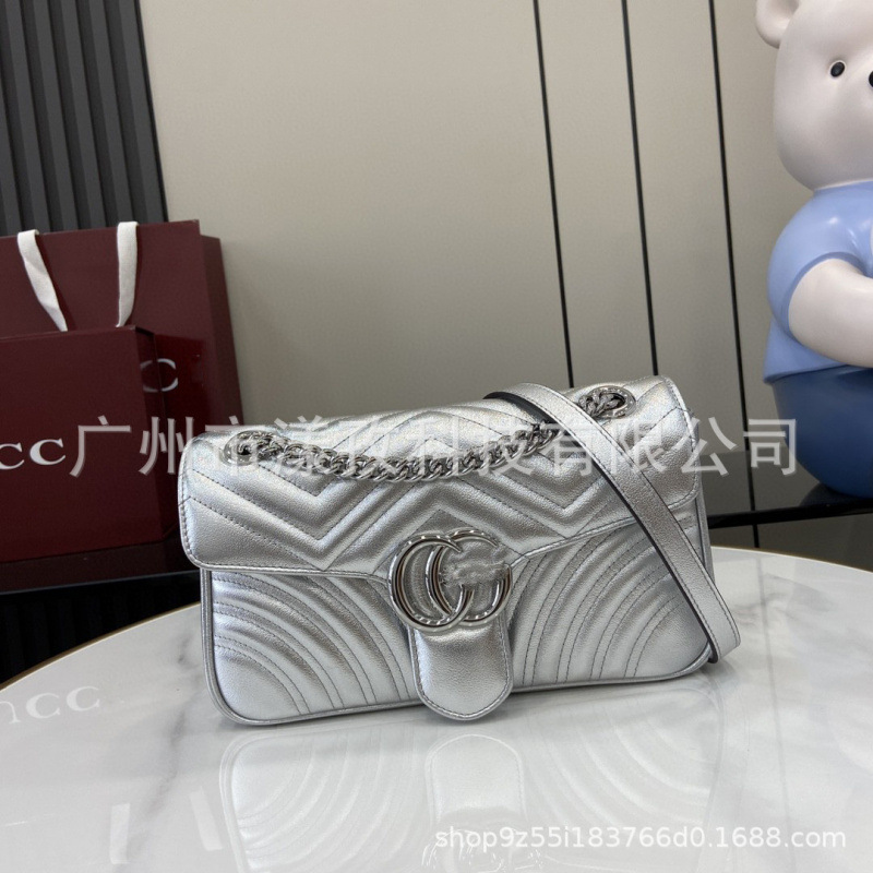 Foreign Trade Gucci Gg Women's Bag Marmont Small Shoulder Bag Single Shoulder Crossbody Bag Chain Business Bag Foreign Trade Gucci Gg Women's Bag Marmont Small Shoulder Bag Single Shoulder Crossbody Bag Chain Business Bag