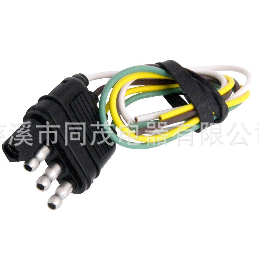 TM8047 Американская 4-контактная вилка прицепа разъем RV, Вилка питания яхты