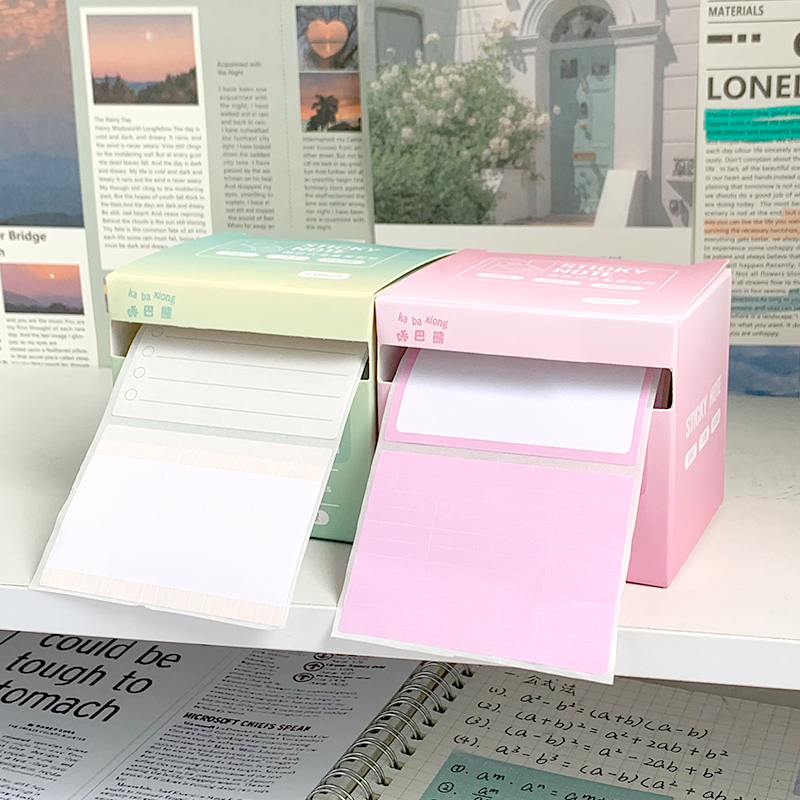 Detachable high quality note, sticker for students, gradient -> Отсоединяемая высококачественная записка, наклейка для учащихся, градиент