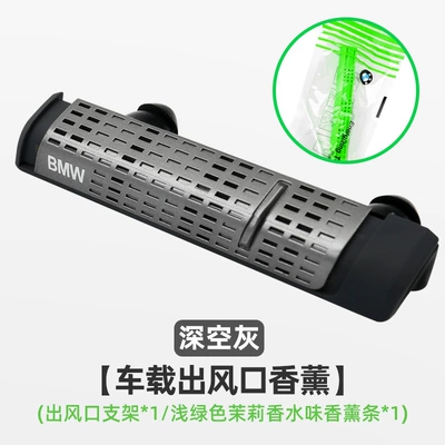 for BMW aromatherapy strip air: Car Perfume Aromatherapy - bracket-light-green-aromatherapy-deep-space-ash-a-set