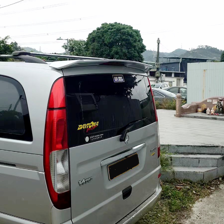 Suitable for 2008-2015 Mercedes-Benz Vito Rear Wing Viano Rear Top Wing Vito Viano Fixed Wind Wing