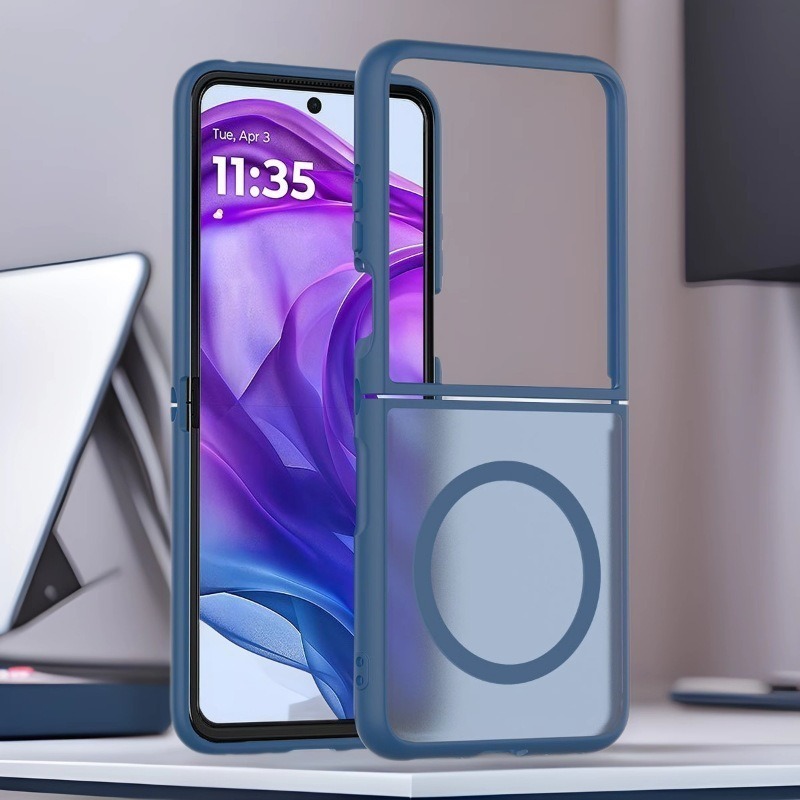 Motorola Razr 60 Ultra 肌に優しいつや消し携帯電話ケース Zflip7 強力な磁気 magsafe 保護カバーに適しています。|undefined