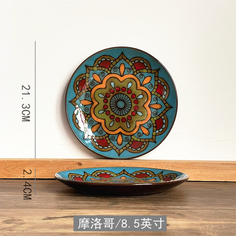 파란색