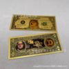 Plastic gold foil commemorative coin Doge gold foil banknote currency creative plastic coin factory can approve