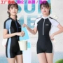 专业女士学生平角游泳衣