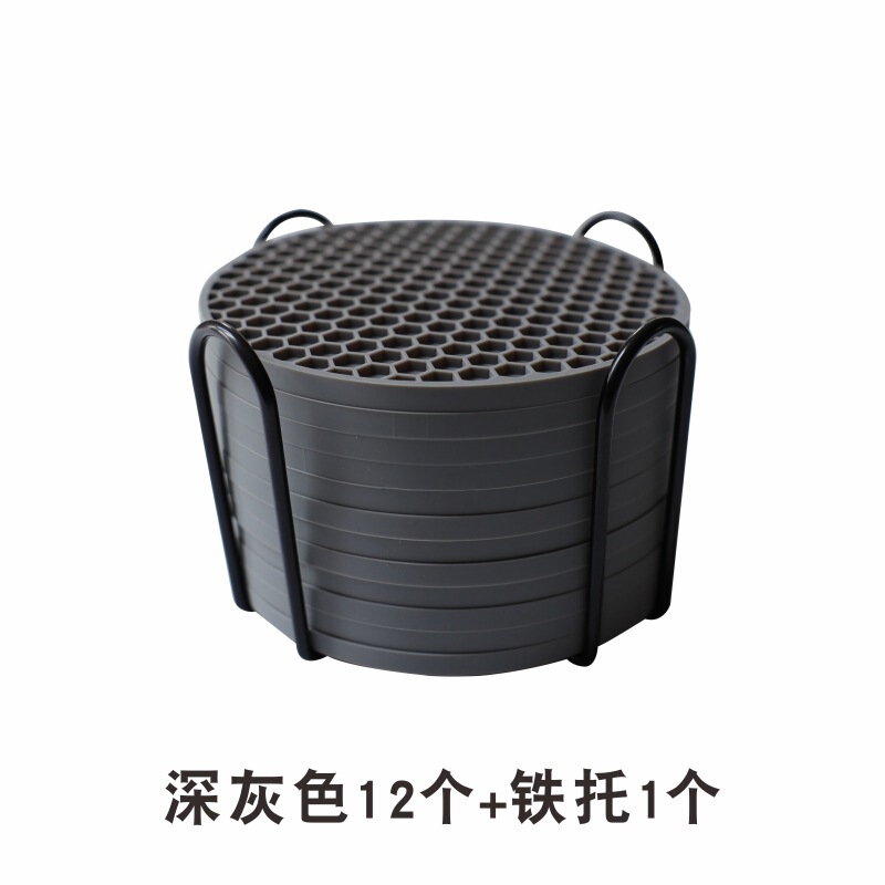 硅胶杯垫蜂窝食品级防滑餐垫耐高温防水隔热垫厂家批发|undefined
