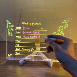 Cross-border explosive creative message board diy erasable drawing board children's portable drawing board bracket writing board