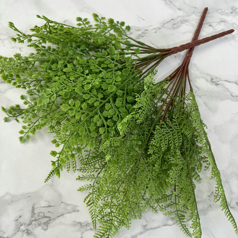 13 fork soft glue fern leaf simulation gardening simulation green plant wholesale INS wind simulation plant manufacturers home decoration 13 fork soft glue fern leaf simulation gardening simulation green plant wholesale INS wind simulation plant manufacturers home decoration