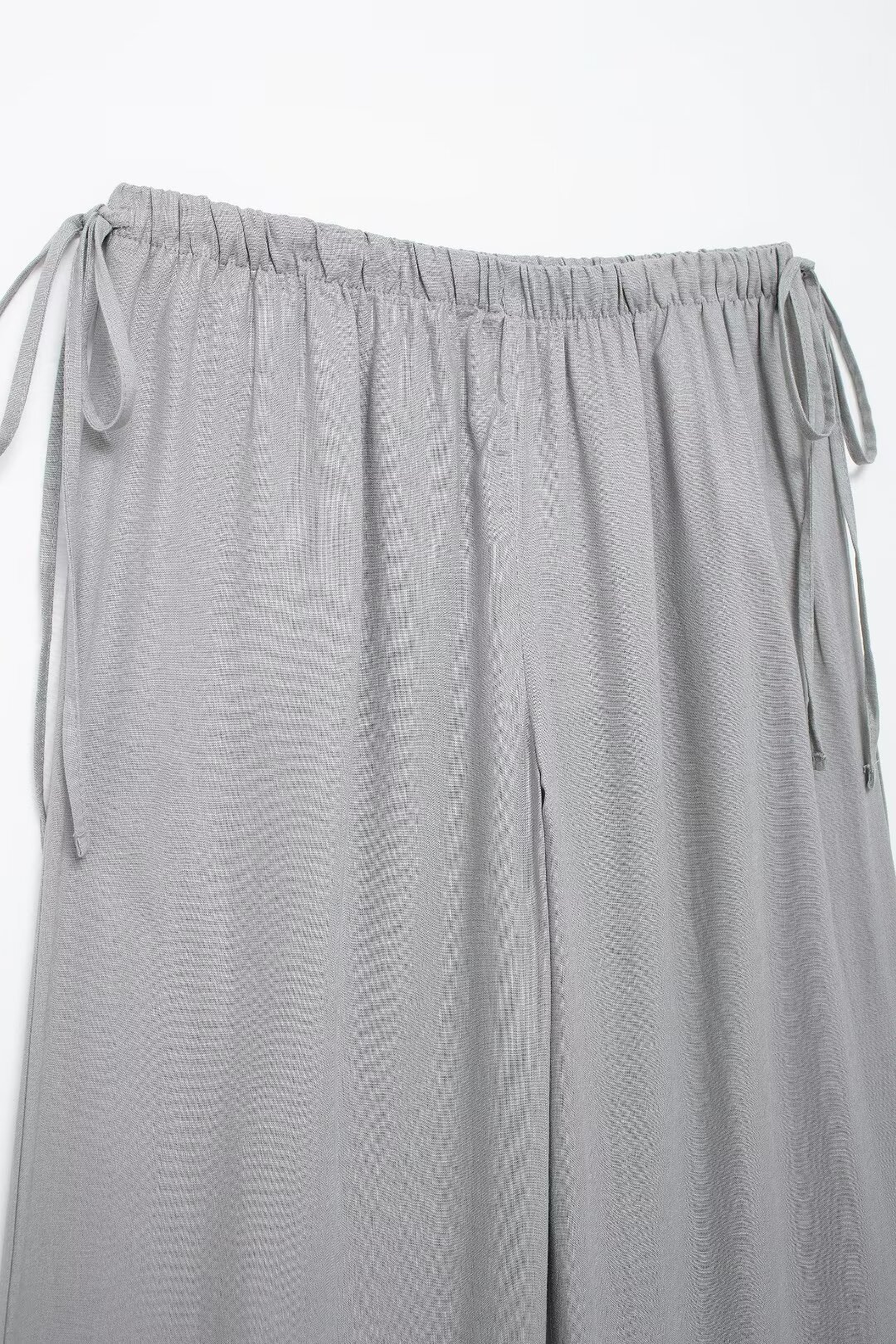 2024 Summer New Collection Women's Linen Blended Wide Leg Pants_voghion.com