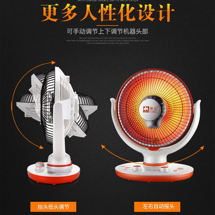 Портативный настольный обогреватель Camel Little Sun с тепловым вентилятором для дома, быстрой выдачи, камин