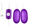 USB двойное виброяйцо, фиолетовое