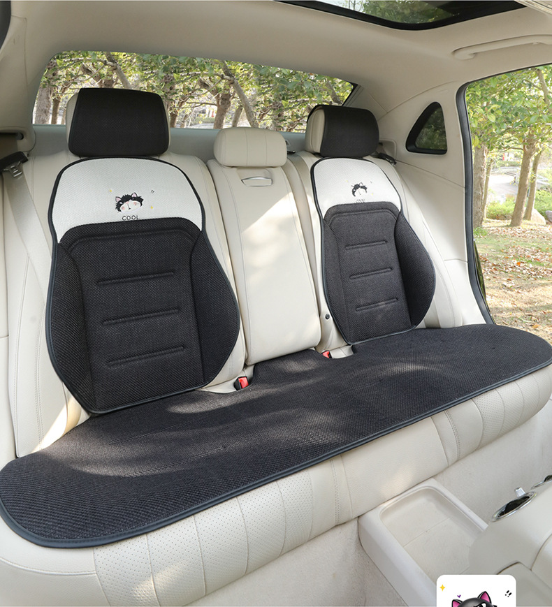 Car Seat Cushion, Suitable for All Seasons, Light Luxury and High-End Feel, Seat Cushion Cover, Single Driver's Seat Fabric Cushion