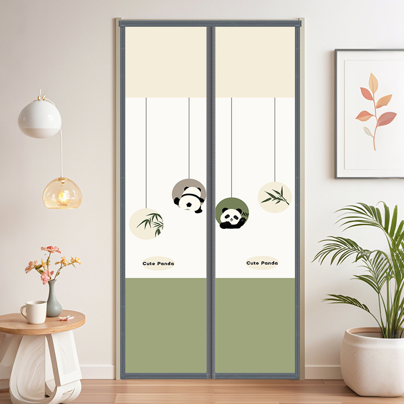 2025 New Model Air Conditioning Door Curtain Partition to Prevent Cold Air from Escaping, High-End No-Drill Magnetic Privacy Screen, Mosquito-Proof and Windproof Curtain