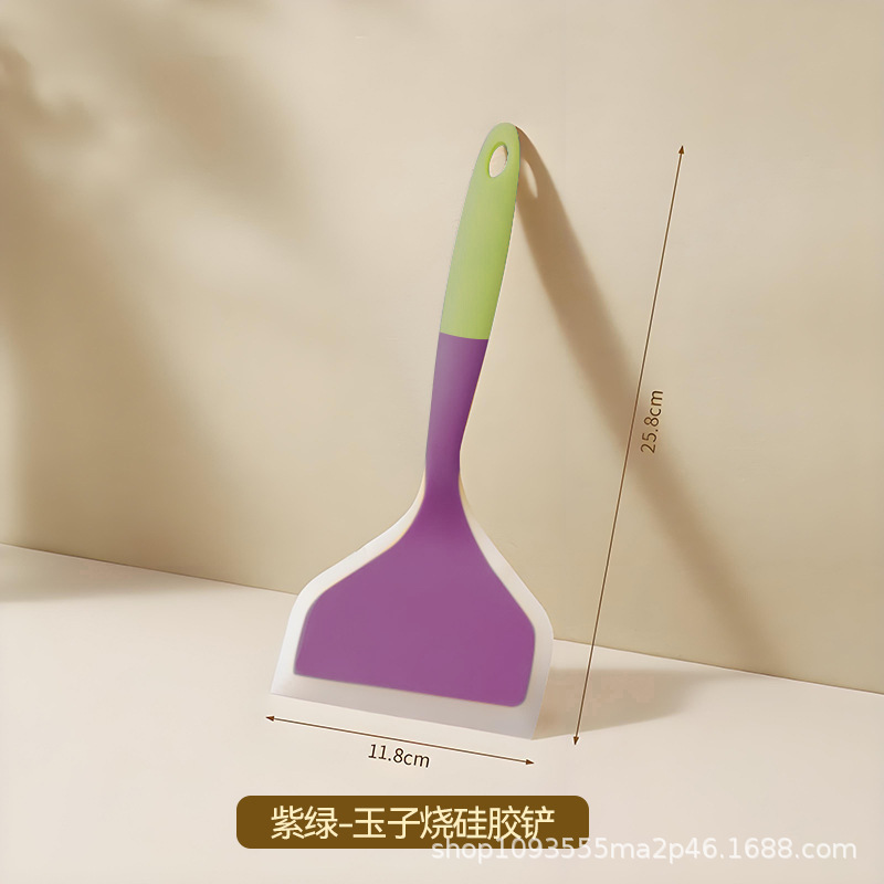 硅胶锅铲耐高温烙饼勺玉子烧家用炒菜不粘锅平铲煎铲食品级刮刀|undefined