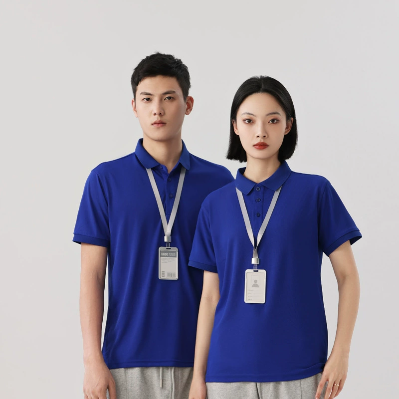 Рубашка POLO мужская рабочая одежда с коротким рукавом команда лацкана футболка сшитый цвет кардиган летняя вышивка с логотипом